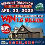 dream home lottery canada